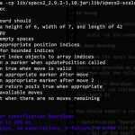 Scala Connect Four Specs2 Output